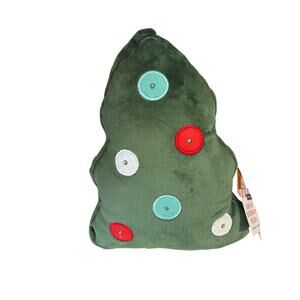 Light Up Tree Pillow Cozy Holiday Decor LED Accent Cushion Christmas Gift
